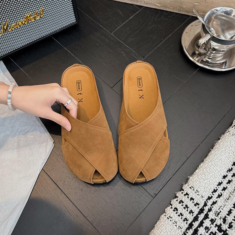 New Style Women Slipper Designer Retro Women s Slippers Round Headed Flat Bottom Home Versatile Women s Cool Slippers 40 верблюд
New Style Women Slipper Designer Retro Women s Slippers Round Headed Flat Bottom Home Versatile Women s Cool Slippers 40 верблюд