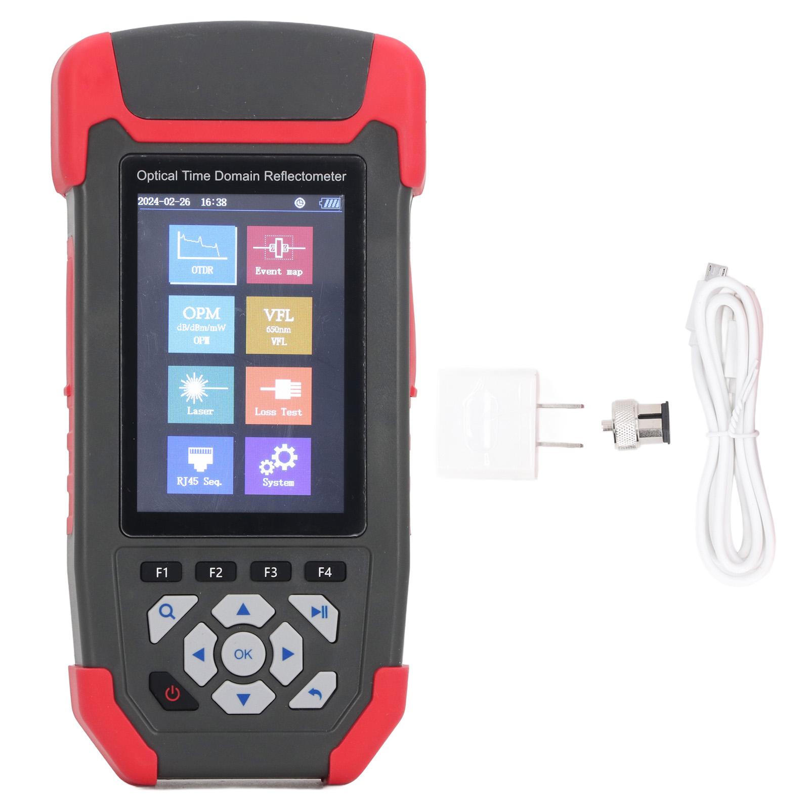 Fiber Optic Tester 1310 1550nm Wavelength 24dB 22dB Dynamic Range 10m to 60Km Test Rang OTDR VFL
Fiber Optic Tester 1310 1550nm Wavelength 24dB 22dB Dynamic Range 10m to 60Km Test Rang OTDR VFL