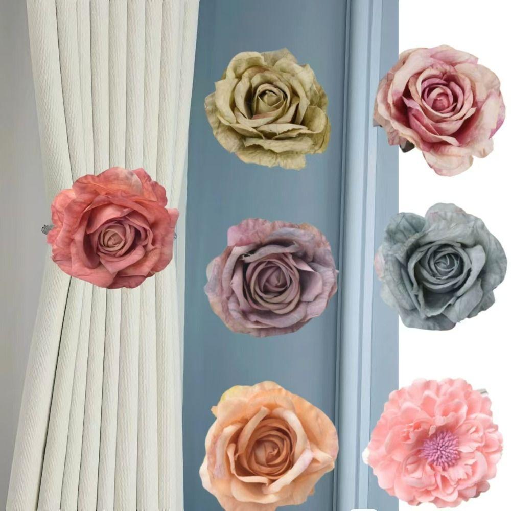 1Pcs Tight Window Curtain Buckles Rose Curtain Clips Holders Fashion Curtain Clips Home Decor
1Pcs Tight Window Curtain Buckles Rose Curtain Clips Holders Fashion Curtain Clips Home Decor