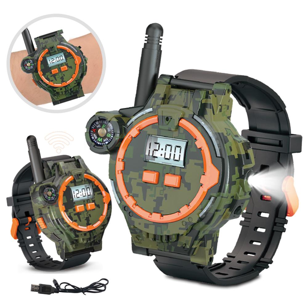 060 2Pcs Kids Mini Walkie Talkie Watch Hands-Free Talking Flashlight Compass Rechargeable Interphone Type A
060 2Pcs Kids Mini Walkie Talkie Watch Hands-Free Talking Flashlight Compass Rechargeable Interphone Type A