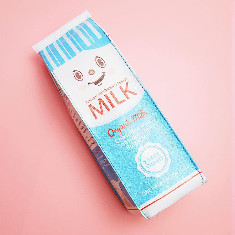 Korean Cute Milk Carton Pencil Case for High School Students синий
Korean Cute Milk Carton Pencil Case for High School Students синий