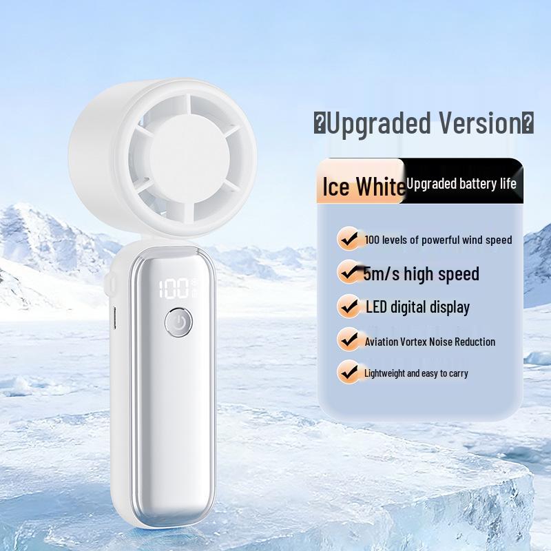Portable USB Handheld Fan with Long Battery Life - Ice Pack Cooling Feature Includes Lanyard/Charging Cable
Portable USB Handheld Fan with Long Battery Life - Ice Pack Cooling Feature Includes Lanyard/Charging Cable