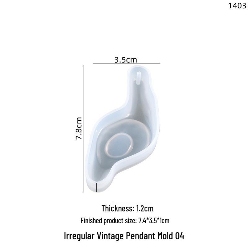 Poppy DIY Irregular Retro Pendant Silicone Mold for Crystal Resin Necklace
Poppy DIY Irregular Retro Pendant Silicone Mold for Crystal Resin Necklace