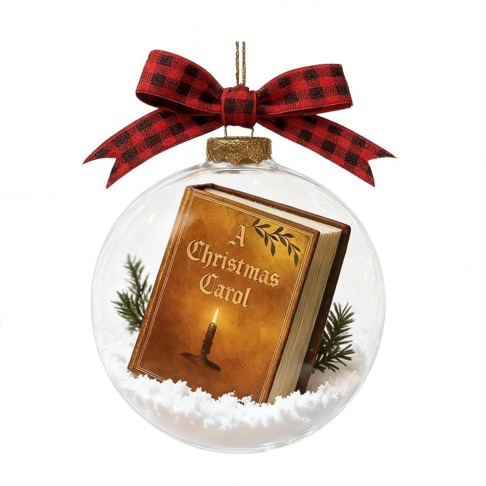 Книжные украшения, Изысканный литературный декор с прозрачными книжными шарами для рождественской елки 2D One Size жёлтый
Книжные украшения, Изысканный литературный декор с прозрачными книжными шарами для рождественской елки 2D One Size жёлтый