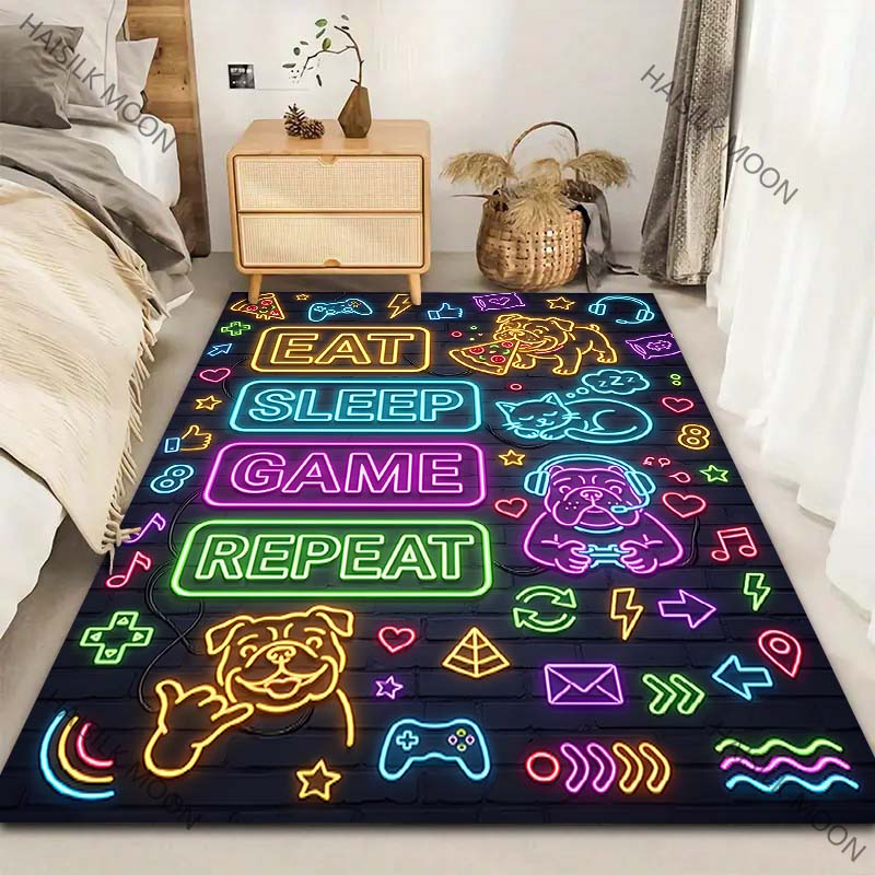 New product Neon Cat Theme Print Carpet for Living Room Bedroom Bedside Floor Mat Cloakroom Modern Home Area Decor Large Size 40x60cm
New product Neon Cat Theme Print Carpet for Living Room Bedroom Bedside Floor Mat Cloakroom Modern Home Area Decor Large Size 40x60cm