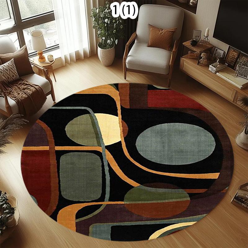 Retro Geometric Round Carpet Boho Vintage Home Decor Living Room Bedroom Floor Decor Mat Soft Non-slip Circle Rug 60cmx60cm
Retro Geometric Round Carpet Boho Vintage Home Decor Living Room Bedroom Floor Decor Mat Soft Non-slip Circle Rug 60cmx60cm