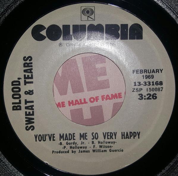 7inch Record BLOOD SWEAT & TEARS - You ve Made Me So Very Happy / Spin 1333168 Columbia US Rock Used
7inch Record BLOOD SWEAT & TEARS - You ve Made Me So Very Happy / Spin 1333168 Columbia US Rock Used