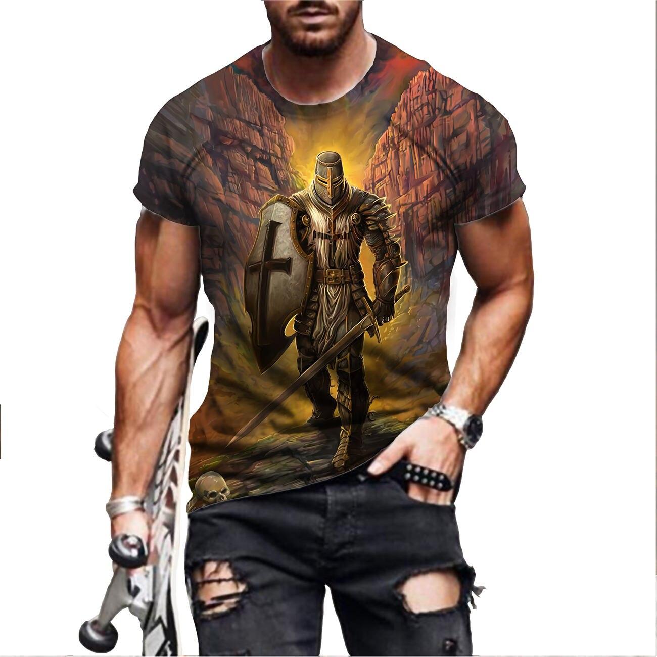 Крутые модные футболки с принтом рыцаря тамплиера, летние повседневные футболки в стиле ретро, забавные уличные футболки в стиле Харадзюку с 3d короткими рукавами, топы в стиле хип-хоп
Крутые модные футболки с принтом рыцаря тамплиера, летние повседневные футболки в стиле ретро, забавные уличные футболки в стиле Харадзюку с 3d короткими рукавами, топы в стиле хип-хоп