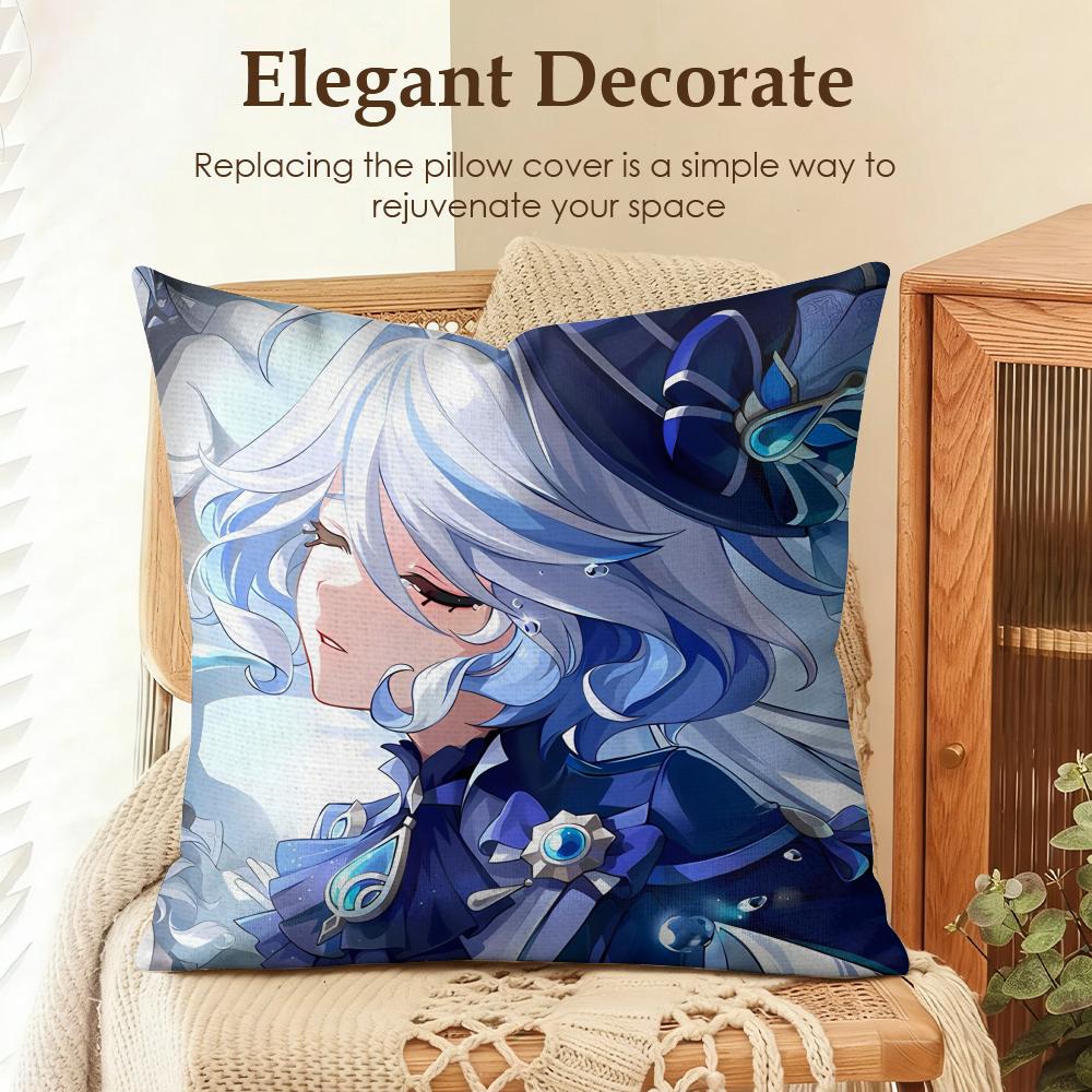 cute Furina Genshin Impact Cushion Cover Natural Linen Organic Fabric DoubleSided Printing Sofa Home Decor Gift Pillow Case 30x30cm
cute Furina Genshin Impact Cushion Cover Natural Linen Organic Fabric DoubleSided Printing Sofa Home Decor Gift Pillow Case 30x30cm