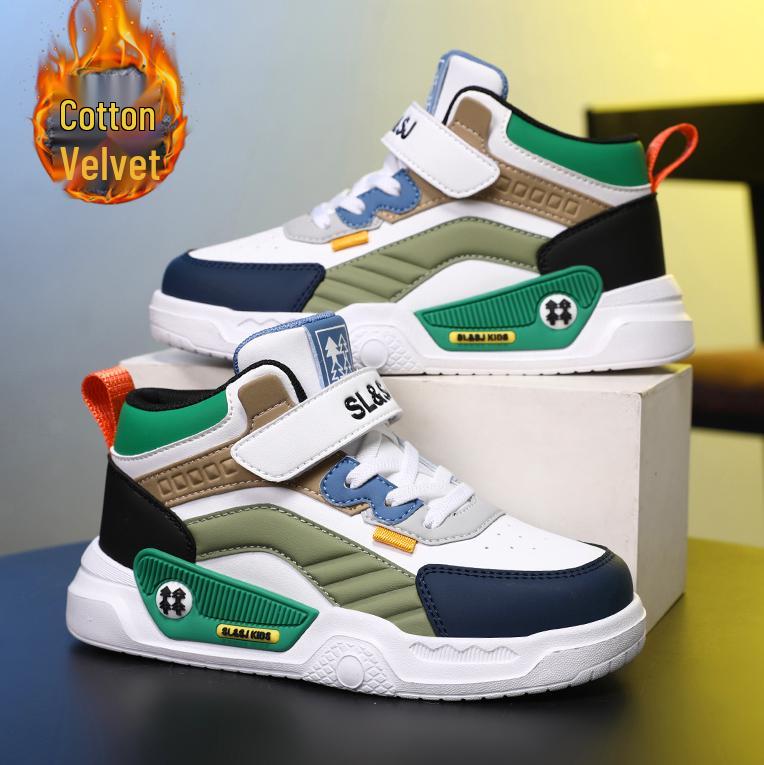 Winter 2025 Boys Velvet-Lined Cotton Sneakers for Autumn & Winter - Primary School Sports Shoes Size 37 (Insole 23.5 cm)
Winter 2025 Boys Velvet-Lined Cotton Sneakers for Autumn & Winter - Primary School Sports Shoes Size 37 (Insole 23.5 cm)