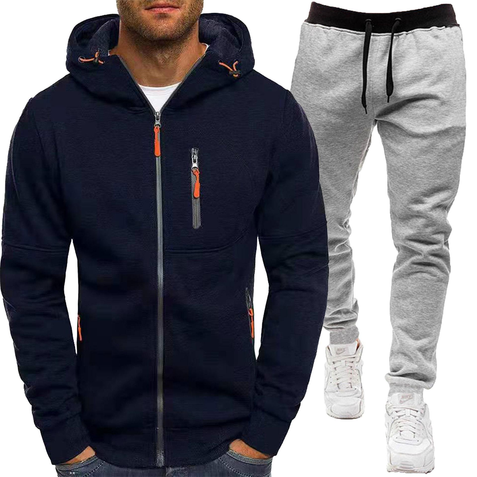 Men s Sports Fitness Casual Zipper Sweatshirt Cardigan Hooded Jacket Solid Color Sweatpants Set XXXXL
Men s Sports Fitness Casual Zipper Sweatshirt Cardigan Hooded Jacket Solid Color Sweatpants Set XXXXL