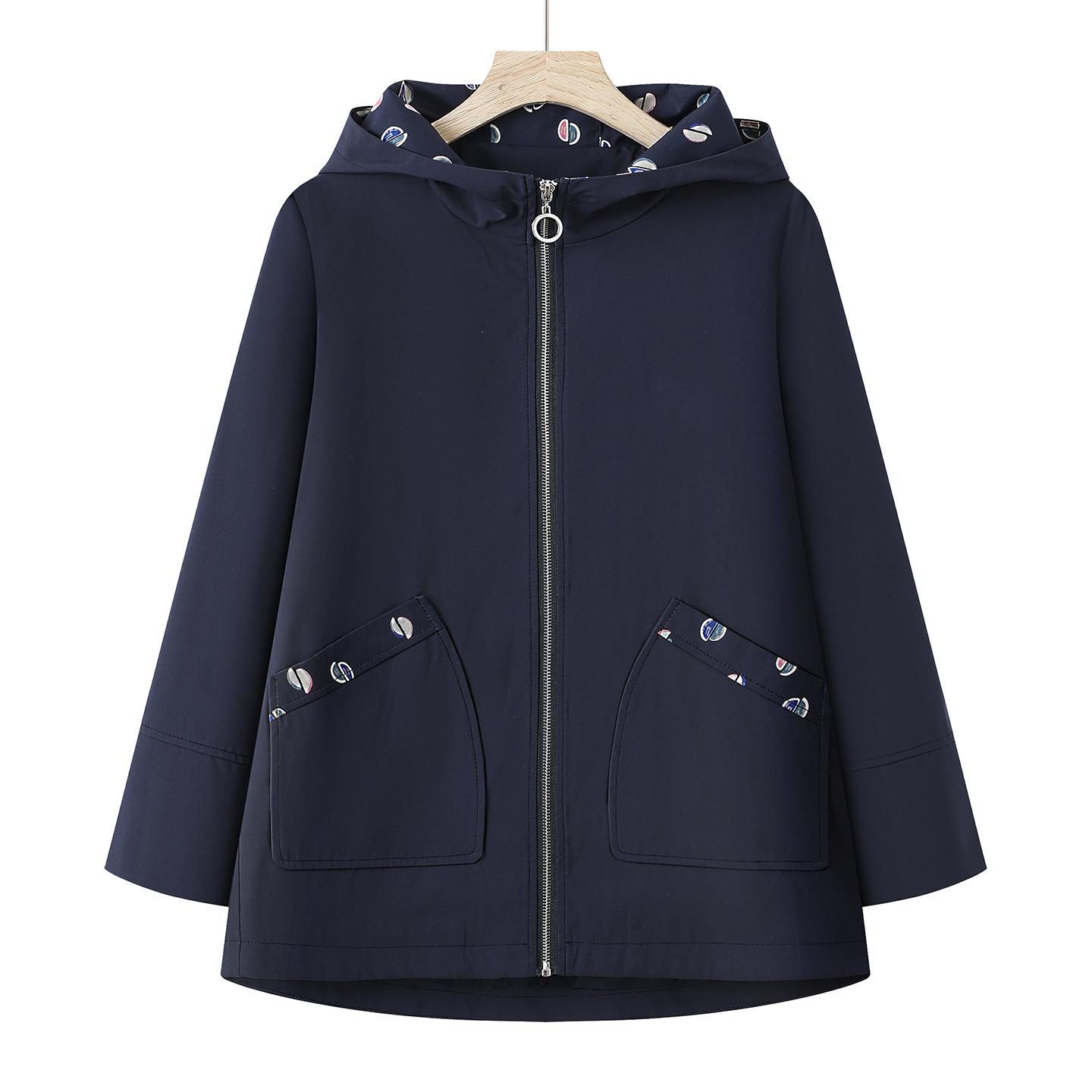 Куртка-вітрівка великого розміру 200 цзінь для жінок середнього віку - Стильний весняно-осінній верхній одяг для мам і бабусь 3XL темно-синього кольору
Куртка-вітрівка великого розміру 200 цзінь для жінок середнього віку - Стильний весняно-осінній верхній одяг для мам і бабусь 3XL темно-синього кольору