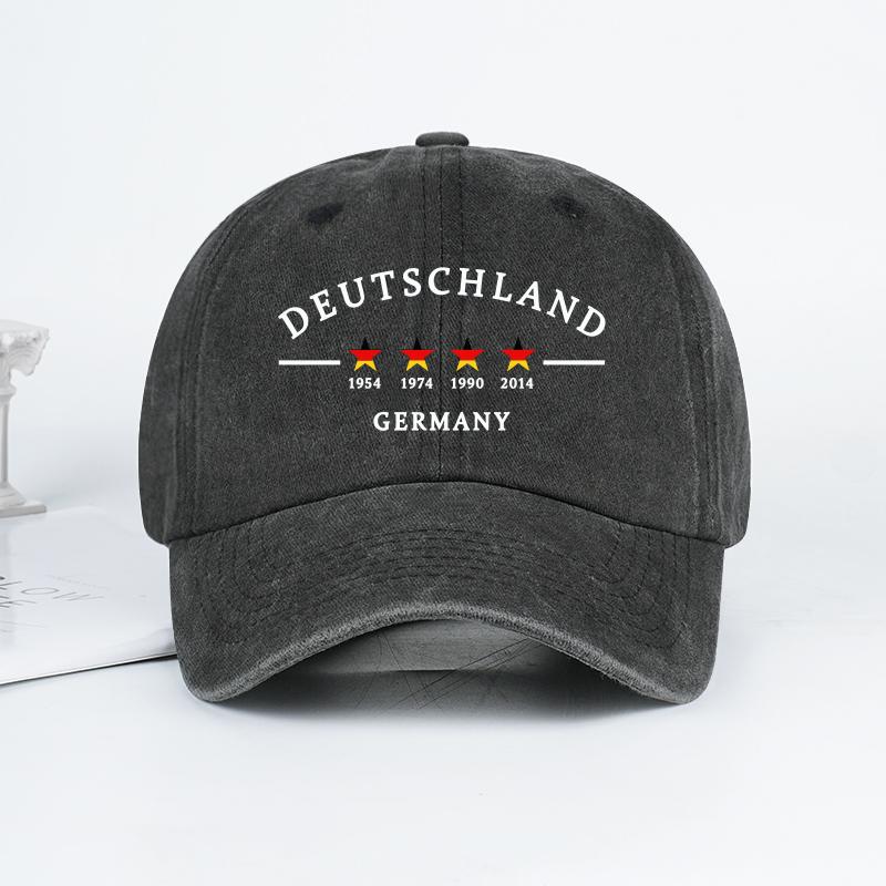 Germany 4 Stars Champions 1954-2014 Baseball Cap For Men Women Washed Cotton Adjustable Dad Hat German Football Fan Gift Sun Cap
Germany 4 Stars Champions 1954-2014 Baseball Cap For Men Women Washed Cotton Adjustable Dad Hat German Football Fan Gift Sun Cap