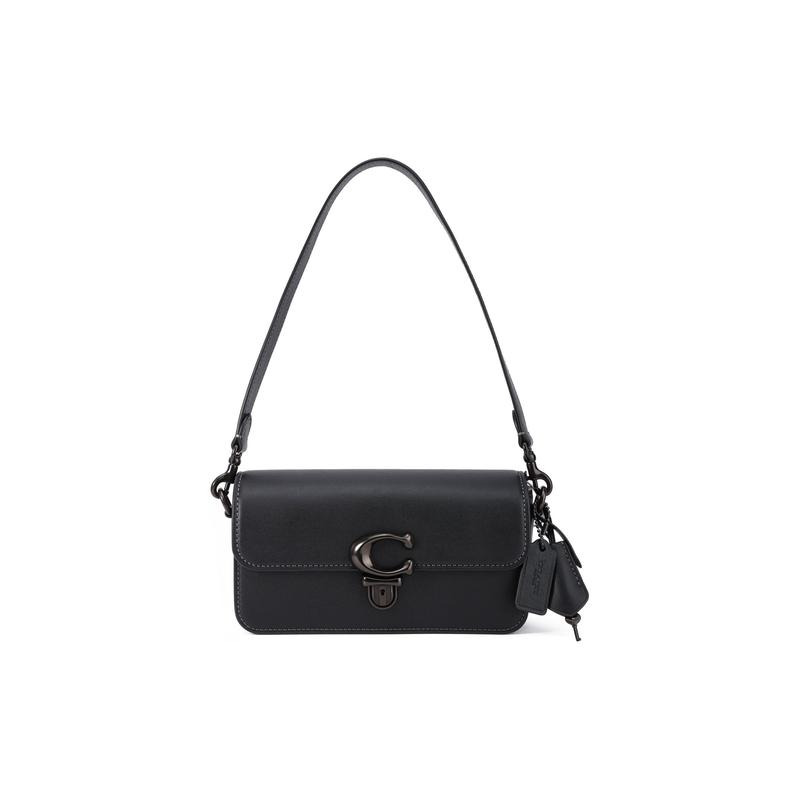 COACH Studio 20 Baguette solid color C-shaped push button flip closure cow leather hand-held crossbody shoulder bag women s black чорний
COACH Studio 20 Baguette solid color C-shaped push button flip closure cow leather hand-held crossbody shoulder bag women s black чорний