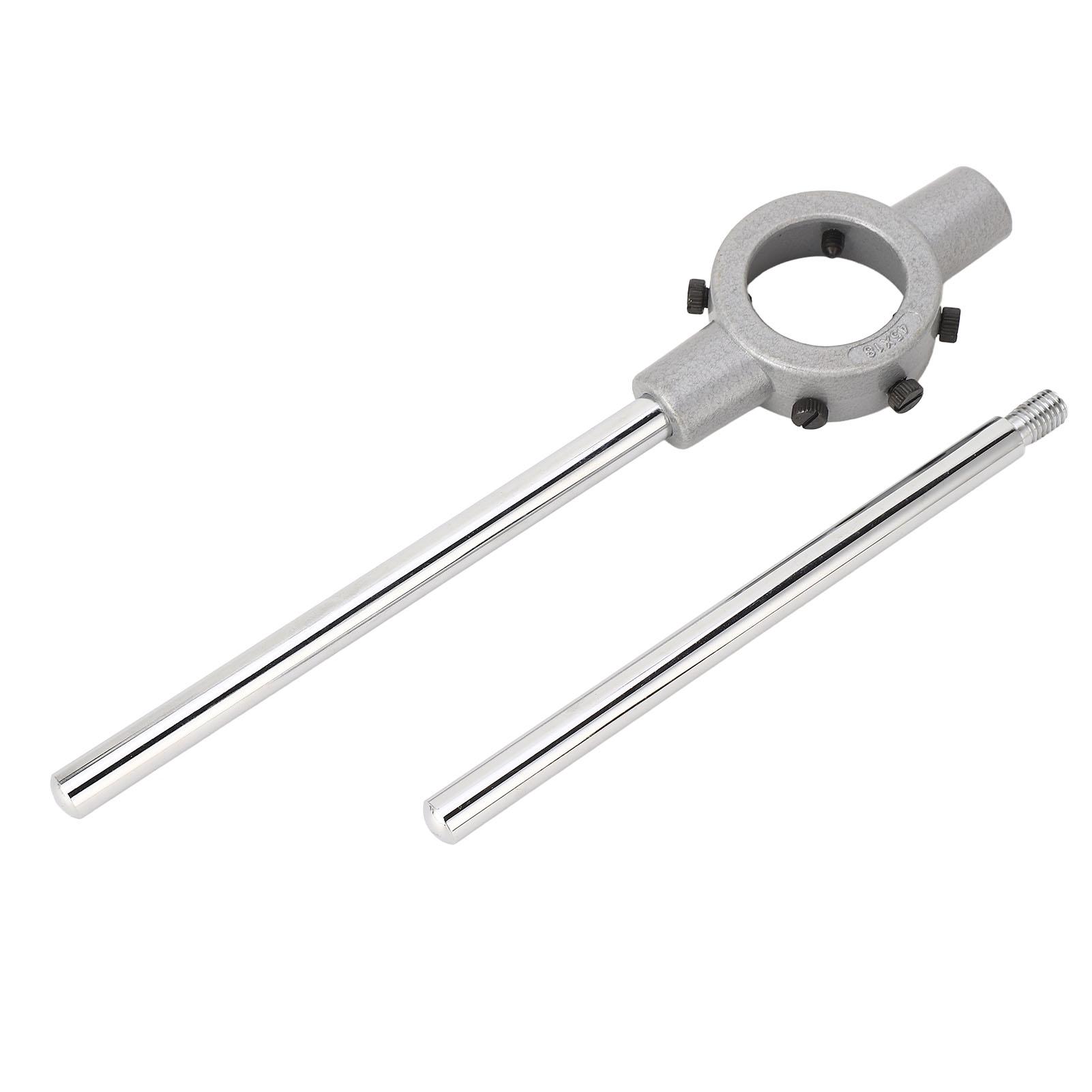 Round Die Stock Handle Wrench 45x18mm Adjustable High Hardness Alloy Steel Die Wrench
Round Die Stock Handle Wrench 45x18mm Adjustable High Hardness Alloy Steel Die Wrench