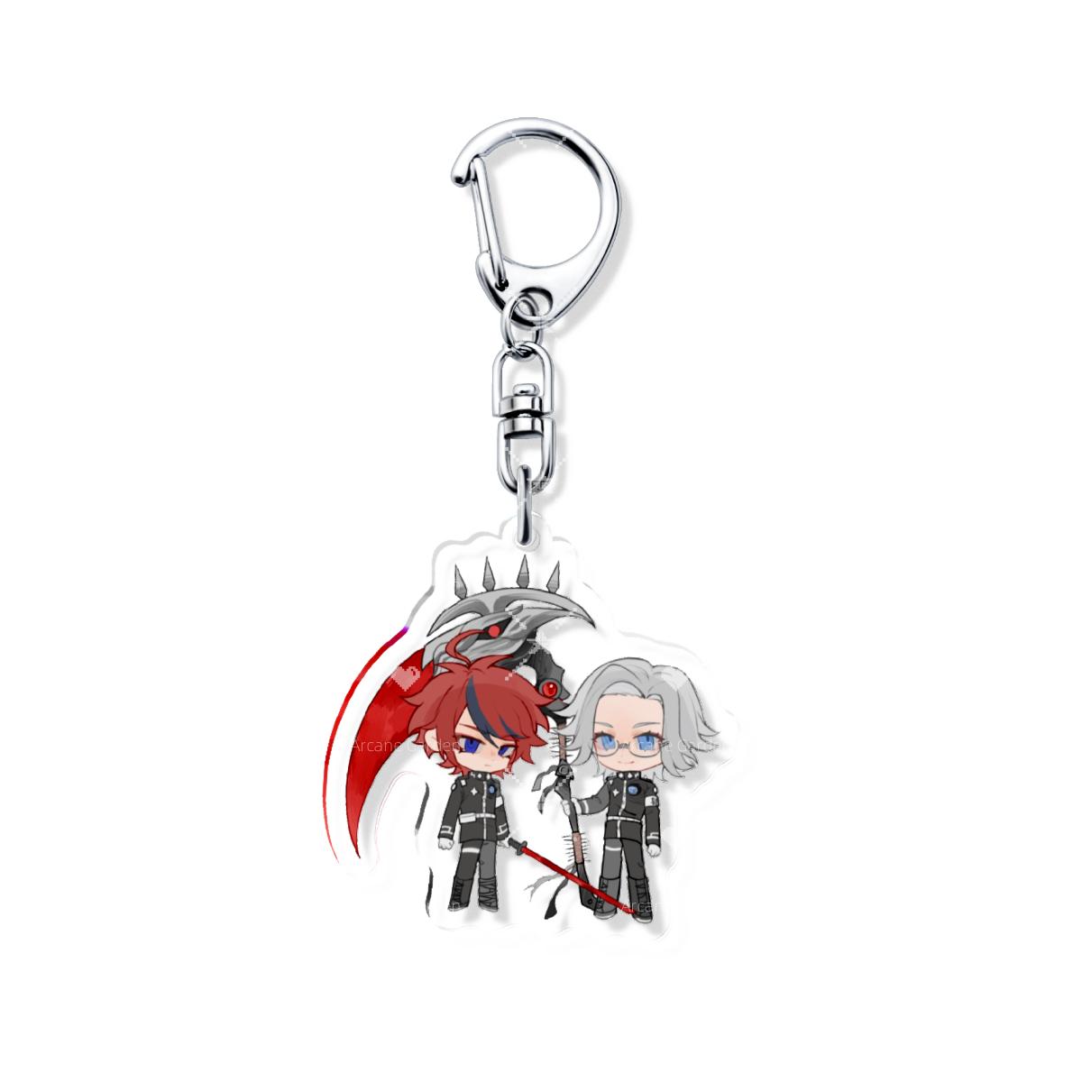 The Hundred Line CP Takumi Sumino Eiji Aotsuki Couple Keychain SIRE Last Defense Academy Bag Charms Pendant Gift New Souvenir 6 cm
The Hundred Line CP Takumi Sumino Eiji Aotsuki Couple Keychain SIRE Last Defense Academy Bag Charms Pendant Gift New Souvenir 6 cm