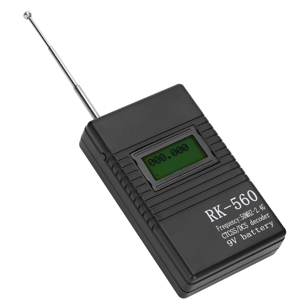 Professional RK560 Frequency Counter Meter 50MHz-2.4GHz Portable Handheld Radio Tester CTCSS/DCS Decoder with Screen чорний
Professional RK560 Frequency Counter Meter 50MHz-2.4GHz Portable Handheld Radio Tester CTCSS/DCS Decoder with Screen чорний