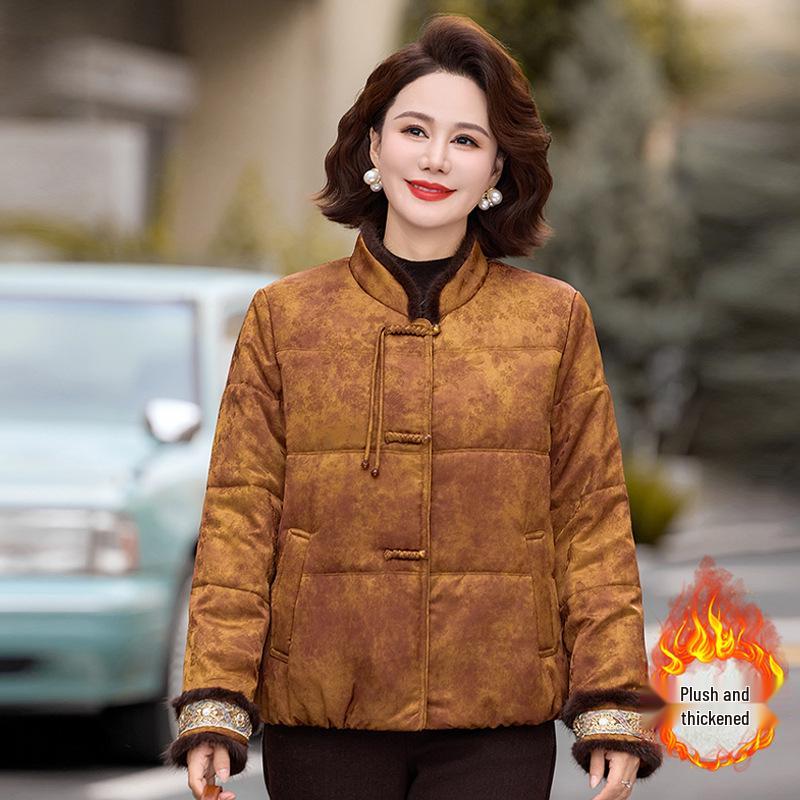 Chinese Retro Winter Cotton Jacket for Women Aged 40-60 XL (for 47.5-55 kg)
Chinese Retro Winter Cotton Jacket for Women Aged 40-60 XL (for 47.5-55 kg)