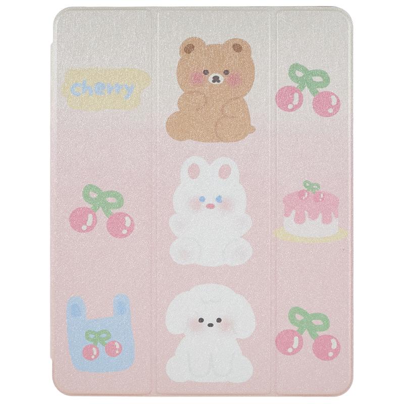 For iPad 10.2 (2019)/(2020)/(2021) PU Leather Pattern Tablet Case Stand Rotating Cover with Detachable Pencil Holder Bear/Rabbit/Dog
For iPad 10.2 (2019)/(2020)/(2021) PU Leather Pattern Tablet Case Stand Rotating Cover with Detachable Pencil Holder Bear/Rabbit/Dog