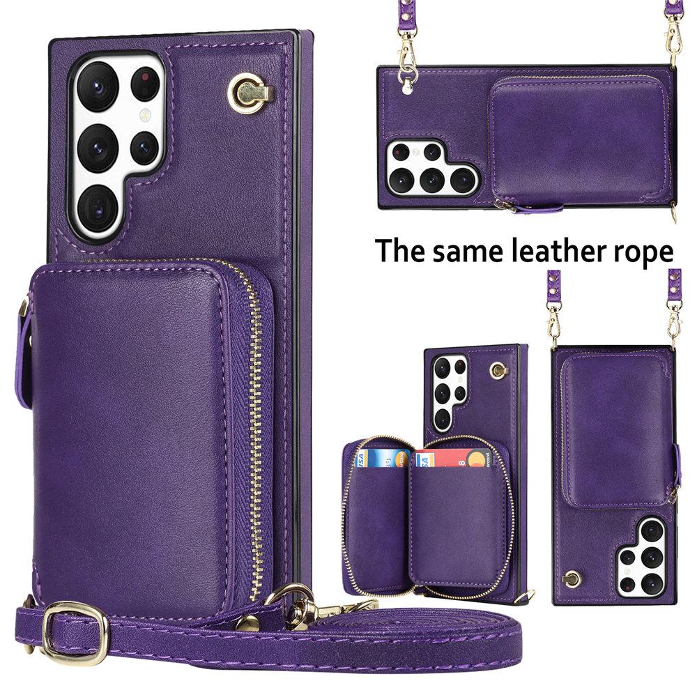 Leather Crossbody Wallet Cards Phone Case For Samsung Galaxy S25 S24 S23 Ultra S22 S21 S20 Note 20 S24FE Lanyard Zipper Cover For Galaxy S20FE фіолетовий
Leather Crossbody Wallet Cards Phone Case For Samsung Galaxy S25 S24 S23 Ultra S22 S21 S20 Note 20 S24FE Lanyard Zipper Cover For Galaxy S20FE фіолетовий