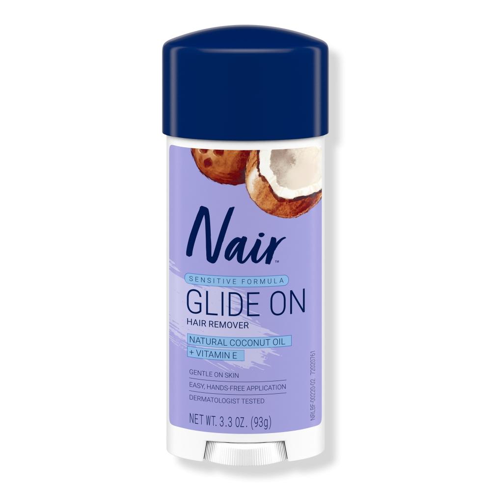 Средство для удаления волос Nair Glides Away Sensitive Formula с кокосовым маслом
Средство для удаления волос Nair Glides Away Sensitive Formula с кокосовым маслом
