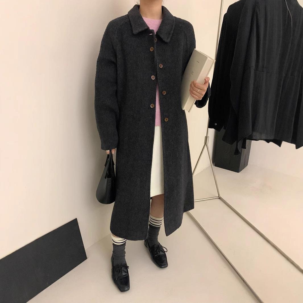 Li Ziqi Women s Double-Sided Wool Coat - Korean Style, Pumpkin Sleeve, Winter 2024 Design M (Recommended 130-145 jin) чёрный
Li Ziqi Women s Double-Sided Wool Coat - Korean Style, Pumpkin Sleeve, Winter 2024 Design M (Recommended 130-145 jin) чёрный