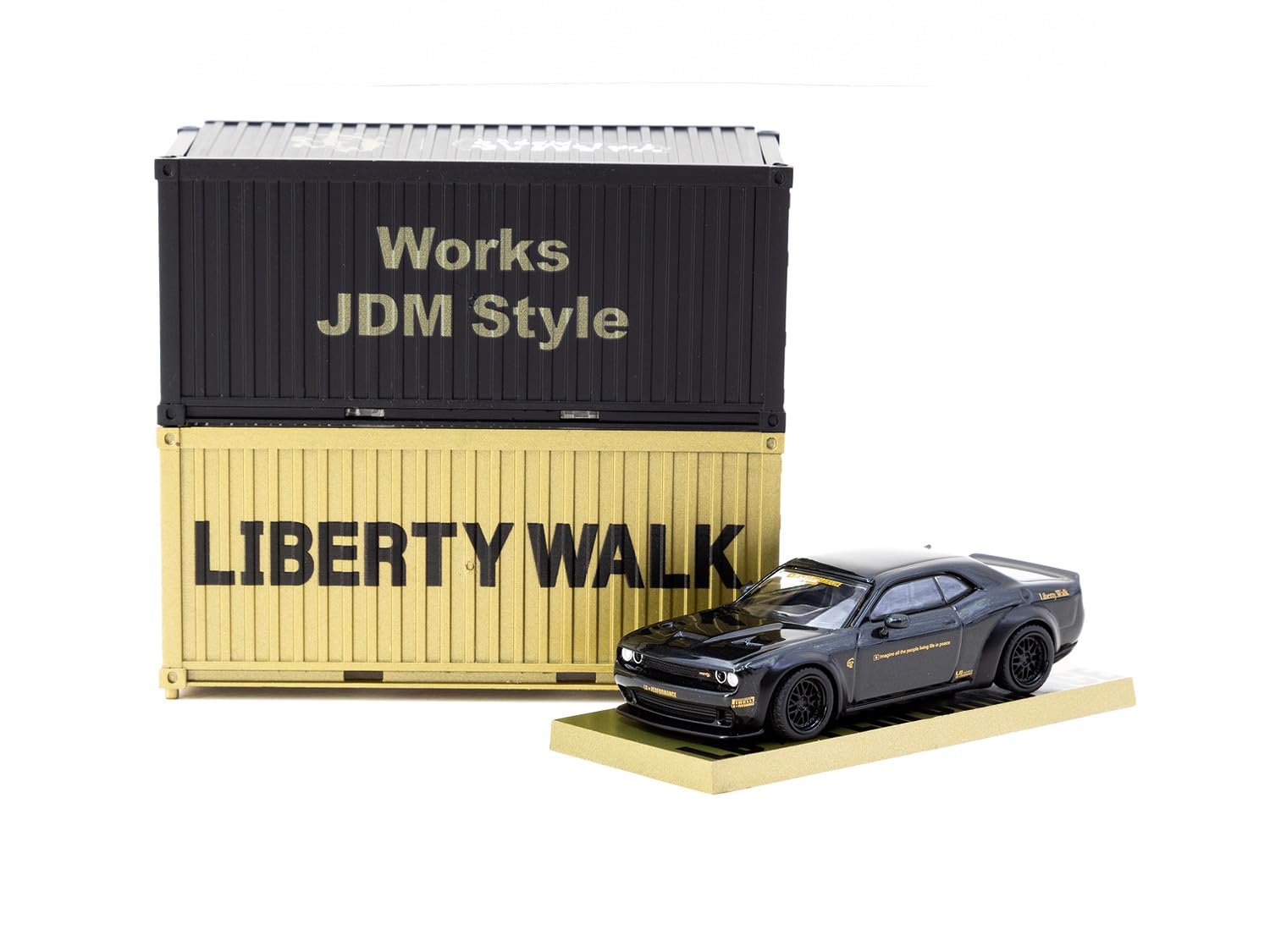 Speedmaster Japan TARMACWORKS Dodge Challenger SRT Hellcat Черный металлик с 2 контейнерами Готовое изделие 1/64 LB-WORKS T64G-TL039-BK
Speedmaster Japan TARMACWORKS Dodge Challenger SRT Hellcat Черный металлик с 2 контейнерами Готовое изделие 1/64 LB-WORKS T64G-TL039-BK