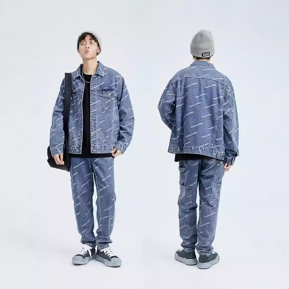 Men s Paisley Embroidery Denim Jacket, Spring Collection - Plus Size Trendy Loose Fit. M
Men s Paisley Embroidery Denim Jacket, Spring Collection - Plus Size Trendy Loose Fit. M