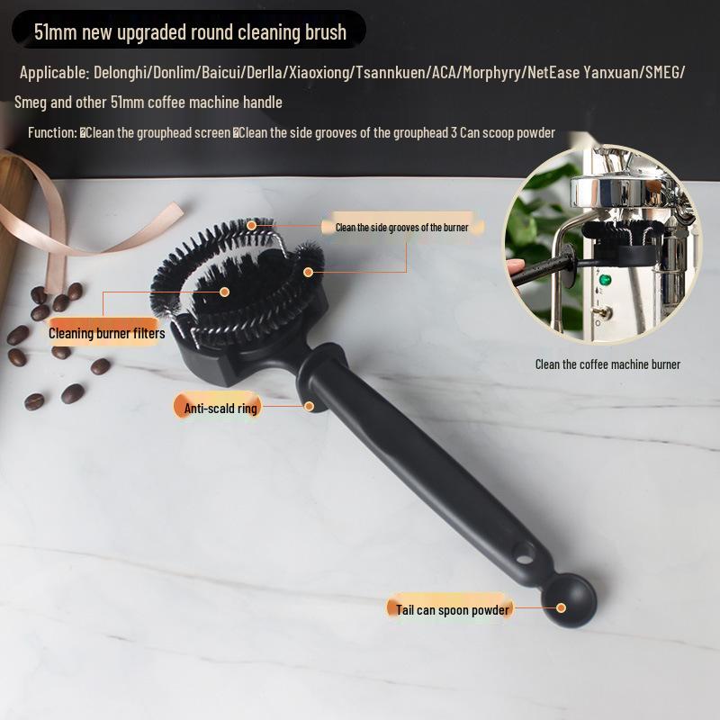 Щетка для чистки дуги для варочной группы и фильтродержателя итальянской кофемашины
Щетка для чистки дуги для варочной группы и фильтродержателя итальянской кофемашины