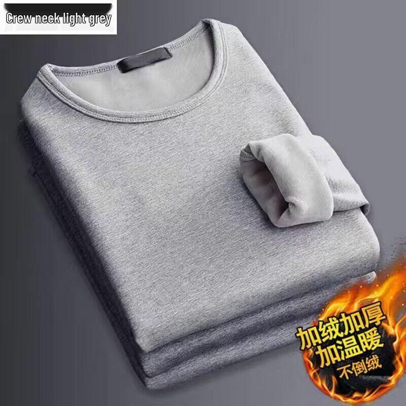 Мужская толстая теплая футболка с длинным рукавом на флисовой подкладке, с круглым вырезом, больших размеров, осенне-зимний базовый слой. M
Мужская толстая теплая футболка с длинным рукавом на флисовой подкладке, с круглым вырезом, больших размеров, осенне-зимний базовый слой. M
