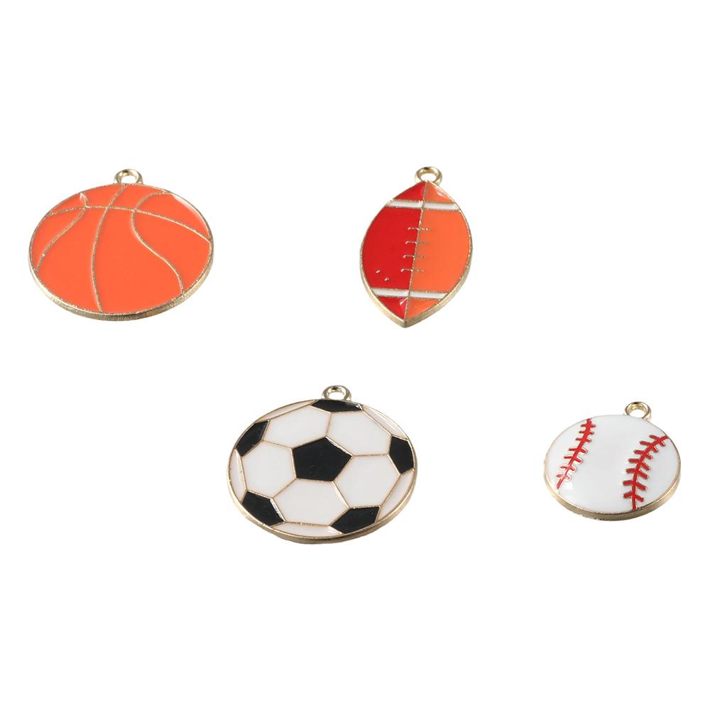 Baseball Pendant charms Football Alloy Sports Ball charms Earrings Sports charms Crafts Making
Baseball Pendant charms Football Alloy Sports Ball charms Earrings Sports charms Crafts Making