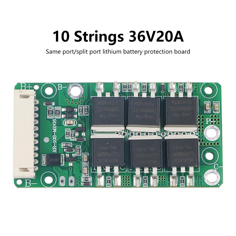 BMS 10S 36V 20A 18650 Battery Charge Board Balance Equalize PCM Short Circuit Protection
BMS 10S 36V 20A 18650 Battery Charge Board Balance Equalize PCM Short Circuit Protection
