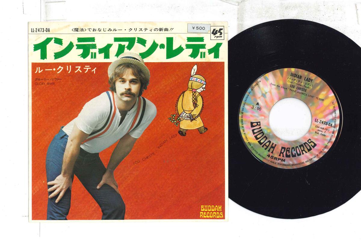 7inch Record LOU CHRISTIE - Indian Lady / Glory River LL2473DA BUDDAH 1971 Japan Rock Used
7inch Record LOU CHRISTIE - Indian Lady / Glory River LL2473DA BUDDAH 1971 Japan Rock Used