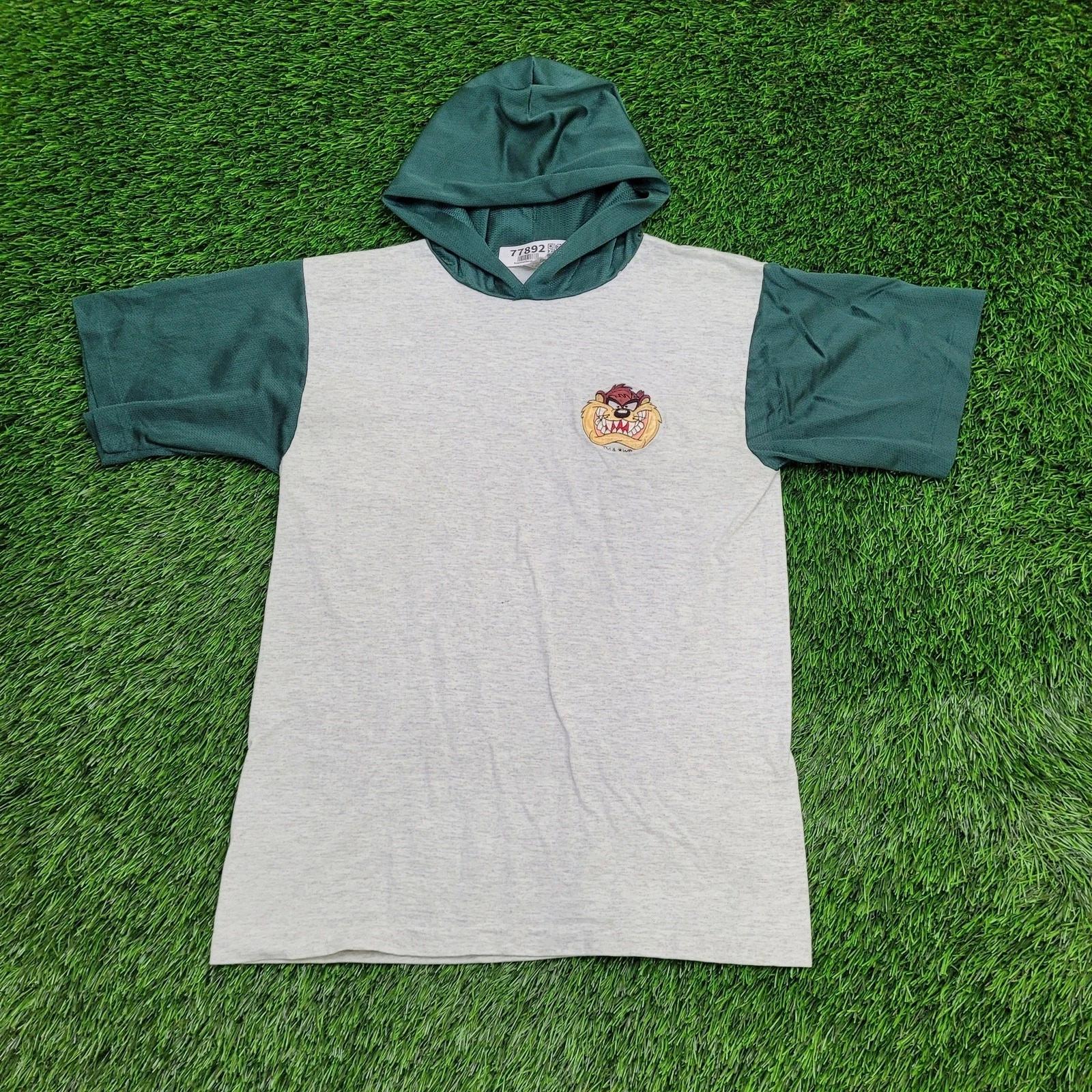 Vintage 80s Taz-Mania Mesh Hooded Shirt Small 17x24 Cropped S
Vintage 80s Taz-Mania Mesh Hooded Shirt Small 17x24 Cropped S