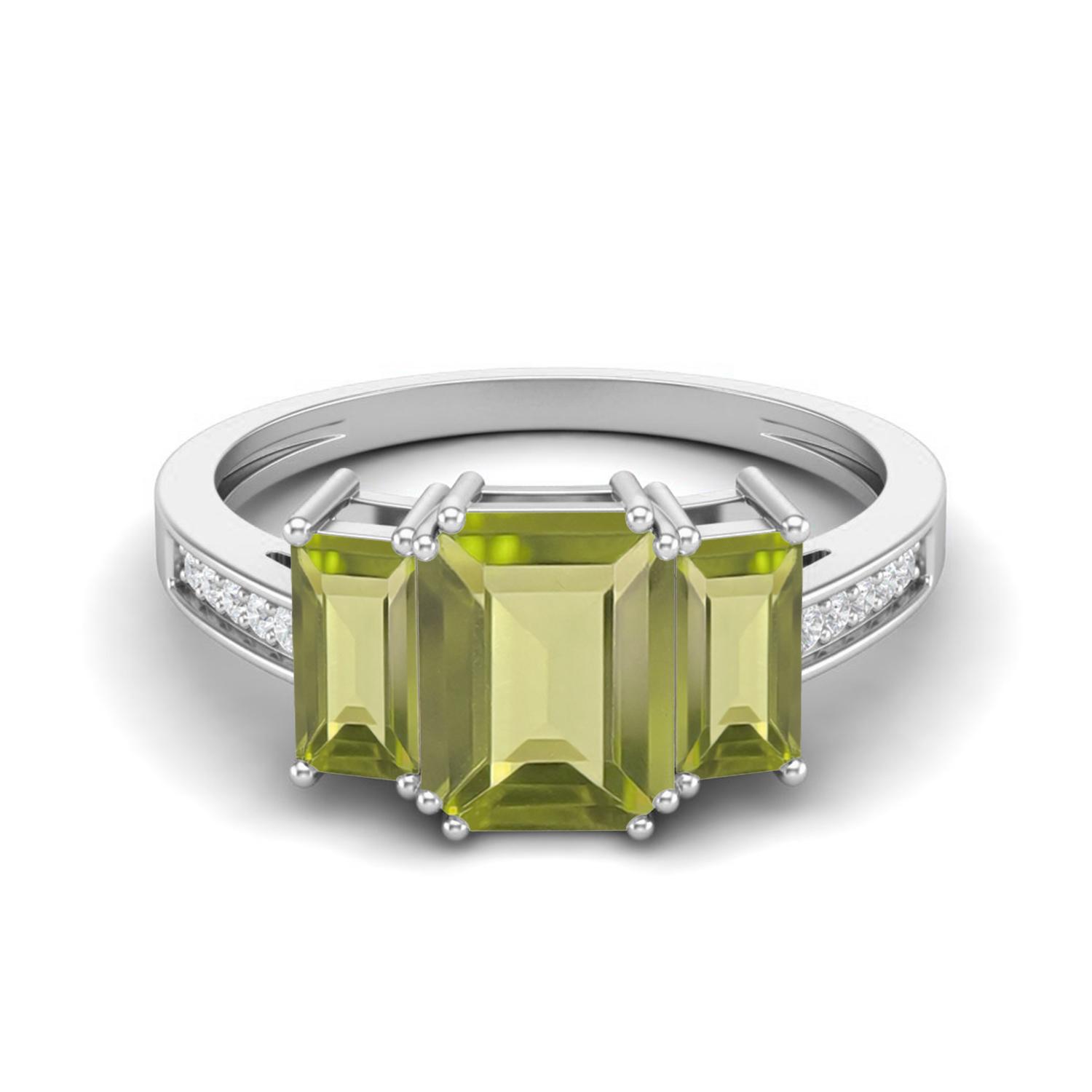 1.82 Ct Emerald Cut Peridot 925 Sterling Silver Three Stone Women Anniversary Ring 5 білий
1.82 Ct Emerald Cut Peridot 925 Sterling Silver Three Stone Women Anniversary Ring 5 білий