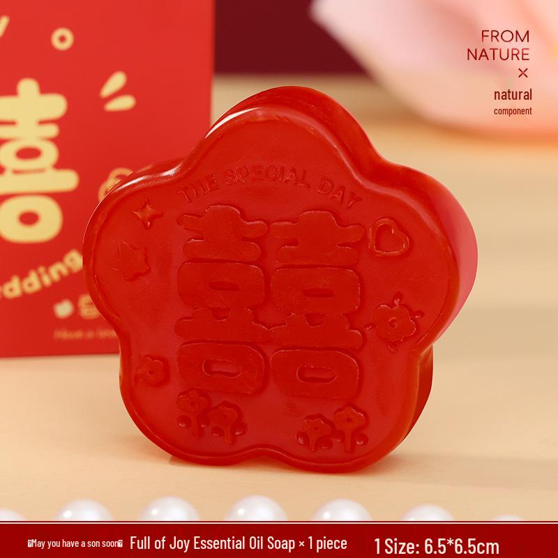 Double Happiness Red Soap Pair - Bride s Dowry Wedding Favors Standard Size
Double Happiness Red Soap Pair - Bride s Dowry Wedding Favors Standard Size