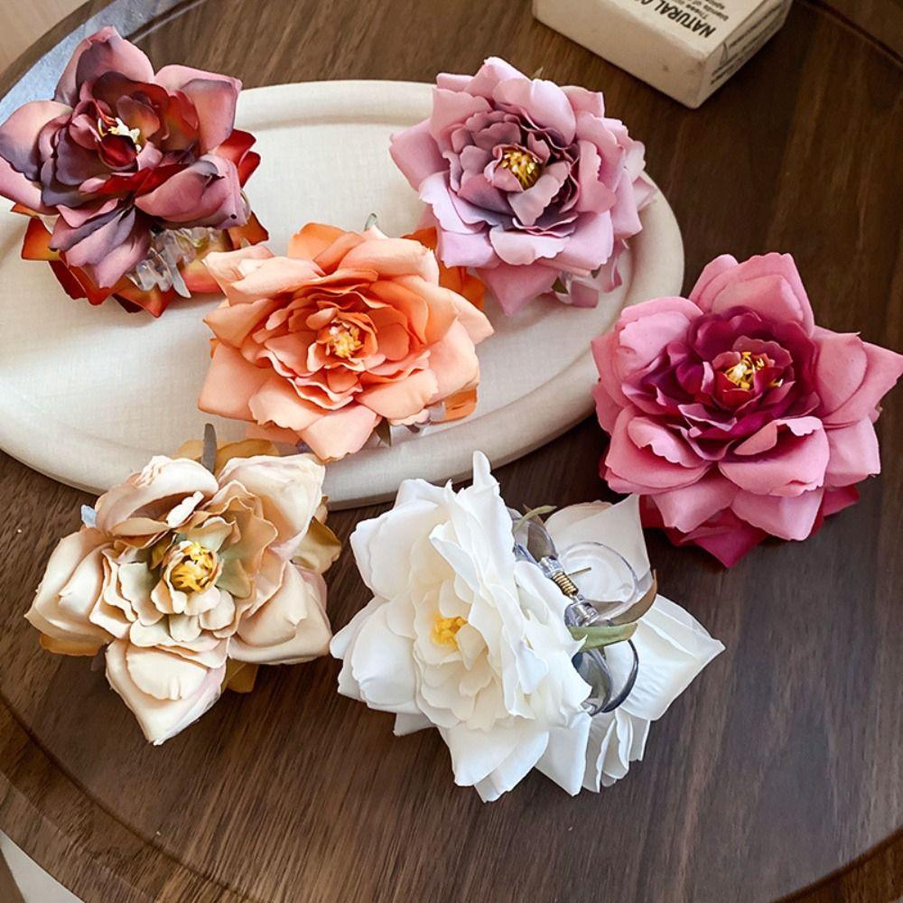 Sweet Rose Shark Clip Korean Style Seaside Vacation Headwear Simulated Flower Hair Claw Party красный
Sweet Rose Shark Clip Korean Style Seaside Vacation Headwear Simulated Flower Hair Claw Party красный