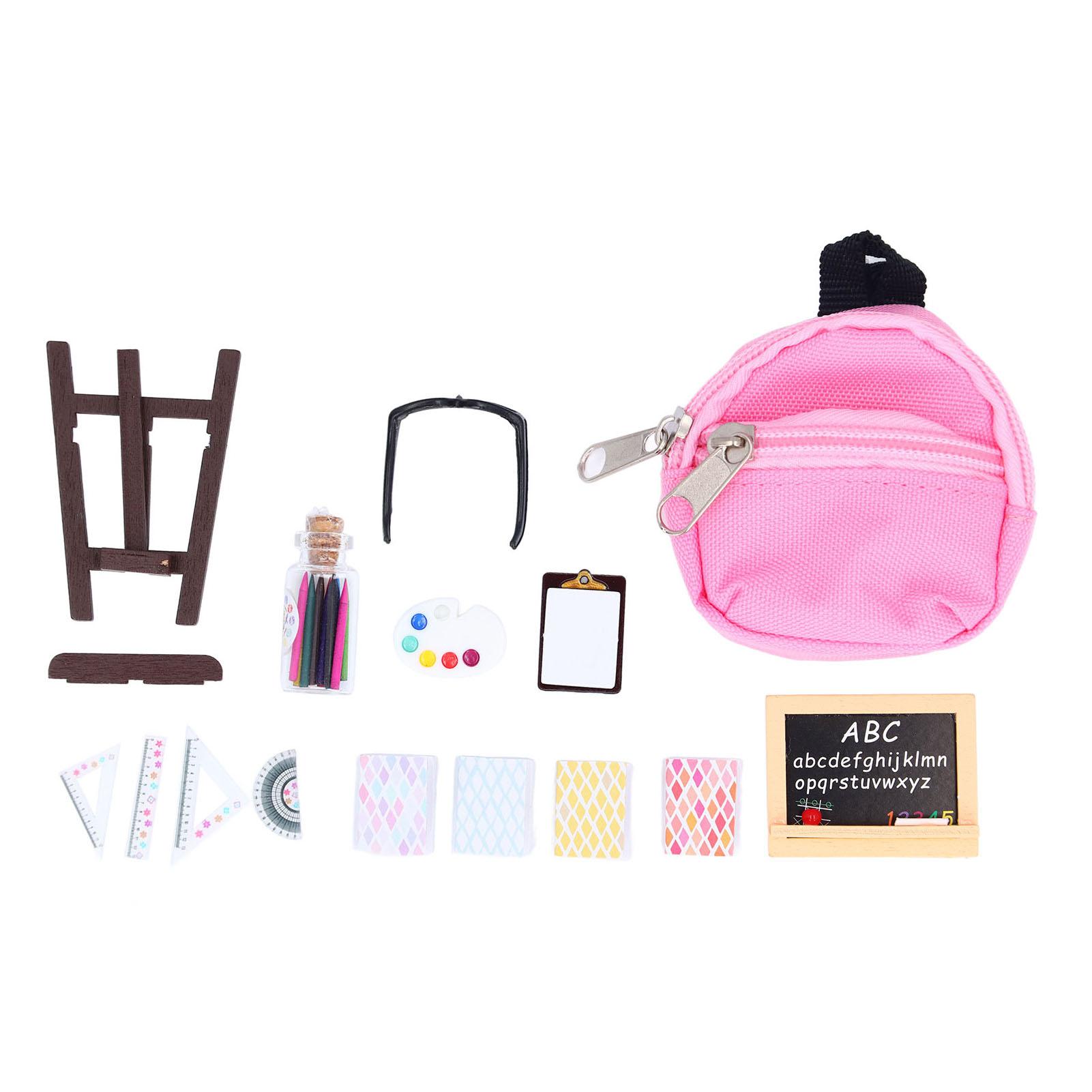 Backpack Set High Simulation Innovative Miniature Learning School Accessories Toy for
Backpack Set High Simulation Innovative Miniature Learning School Accessories Toy for