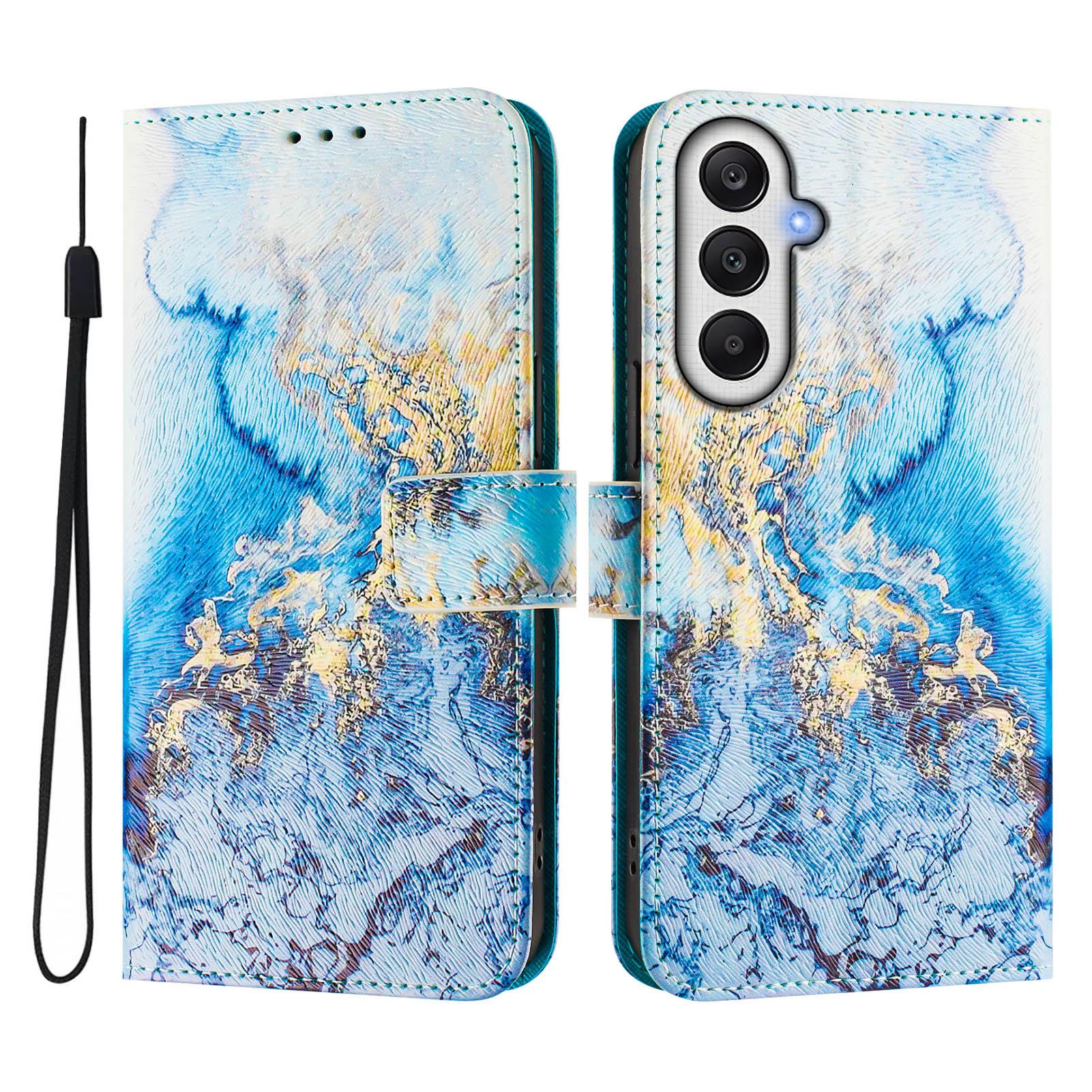 For Samsung Galaxy S24 FE Leather Case Pattern Printing Wallet Phone Cover with Strap Ocean Marble
For Samsung Galaxy S24 FE Leather Case Pattern Printing Wallet Phone Cover with Strap Ocean Marble