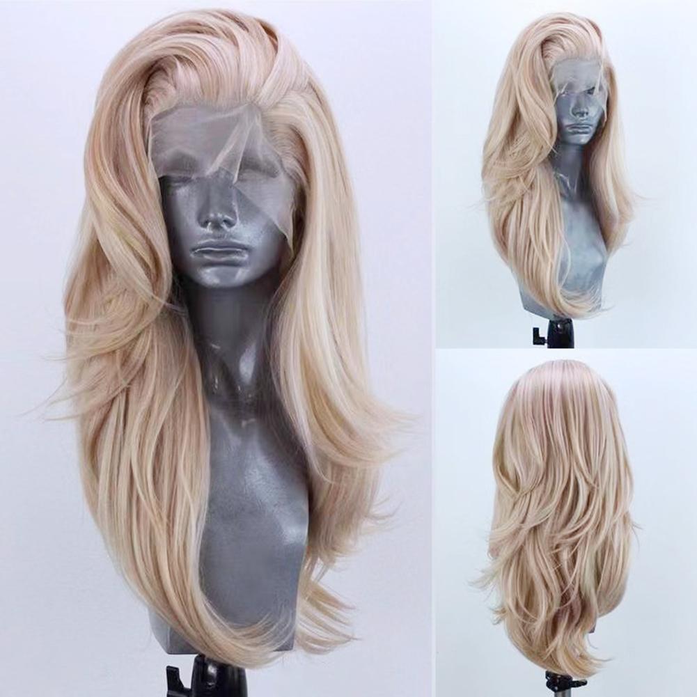 AIMEYA Mix Blonde Wig Long Natural Wave Synthetic Lace Hair Heat Resistant Lace Front Wig Loose Curly Daily Use Cosplay Wigs
AIMEYA Mix Blonde Wig Long Natural Wave Synthetic Lace Hair Heat Resistant Lace Front Wig Loose Curly Daily Use Cosplay Wigs