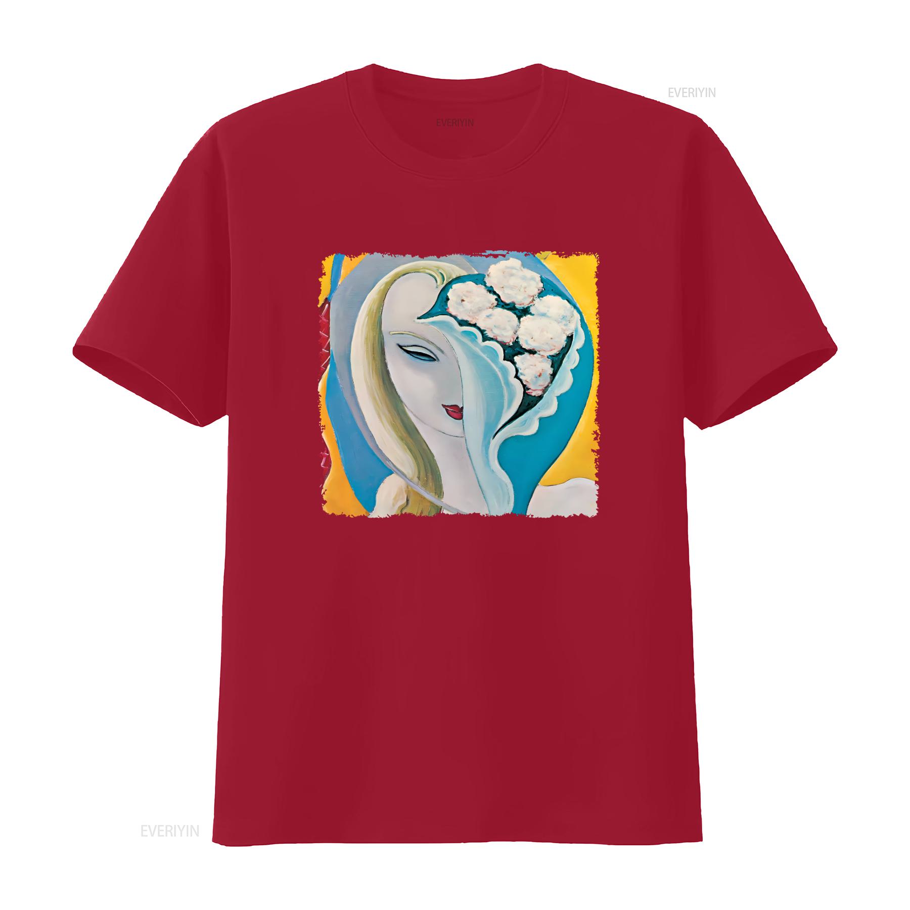 Cotton T shirt Layla and Other Assorted Love Songs Derek The Dominos Artistic Woman with Flowers Design vintage Washed Unisex S
Cotton T shirt Layla and Other Assorted Love Songs Derek The Dominos Artistic Woman with Flowers Design vintage Washed Unisex S