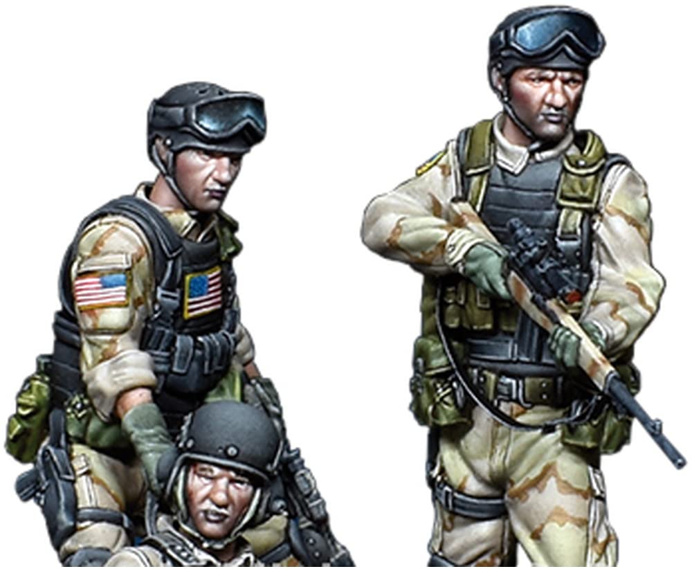 Миниатюрная фигурка Mantis из серии Current Use America Hawk Operation Gothic Serpent Somalia 1993 Набор из смолы Man35149 1/35 Black Down (3 куска) 
Миниатюрная фигурка Mantis из серии Current Use America Hawk Operation Gothic Serpent Somalia 1993 Набор из смолы Man35149 1/35 Black Down (3 куска)