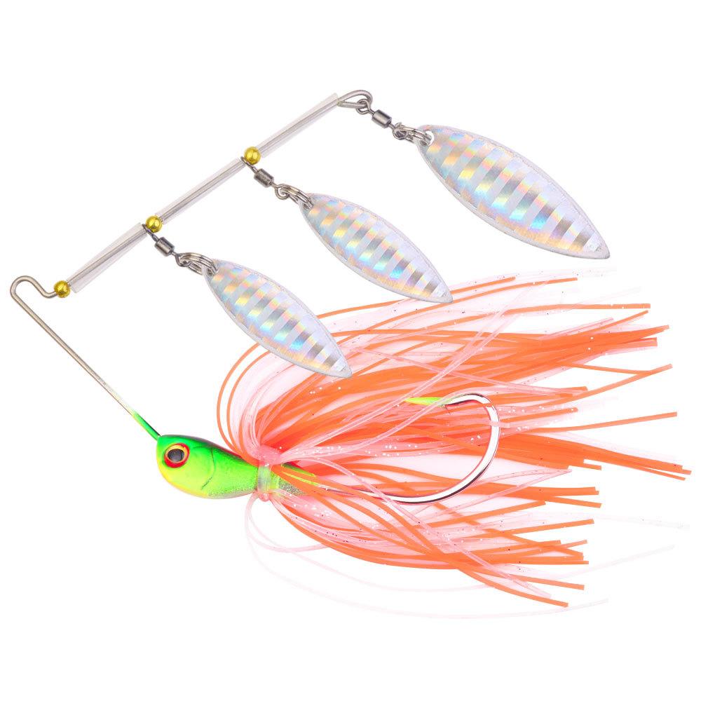 Specialized composite lure for bass with a raised lip3Packaged Willow Leaf Beard Man Tractor Noise Fake Bait Fishing Lure Set 8CM-17G
Specialized composite lure for bass with a raised lip3Packaged Willow Leaf Beard Man Tractor Noise Fake Bait Fishing Lure Set 8CM-17G