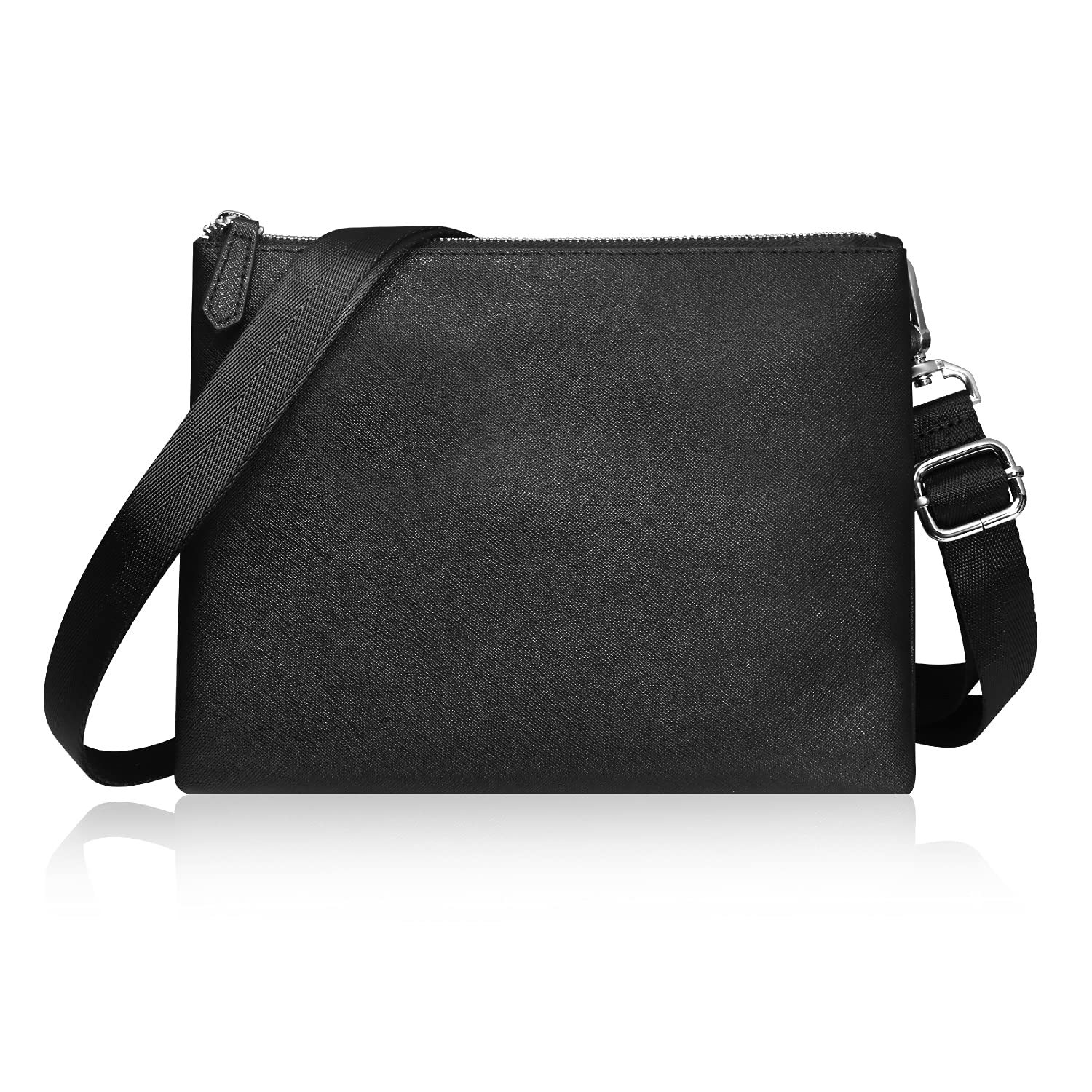 PHLOX Small Leather Shoulder Crossbody Genuine Popular Crossbody Bag for Black x Saffiano Men s Bag, Bag, Leather, Women, (Black Leather)
PHLOX Small Leather Shoulder Crossbody Genuine Popular Crossbody Bag for Black x Saffiano Men s Bag, Bag, Leather, Women, (Black Leather)