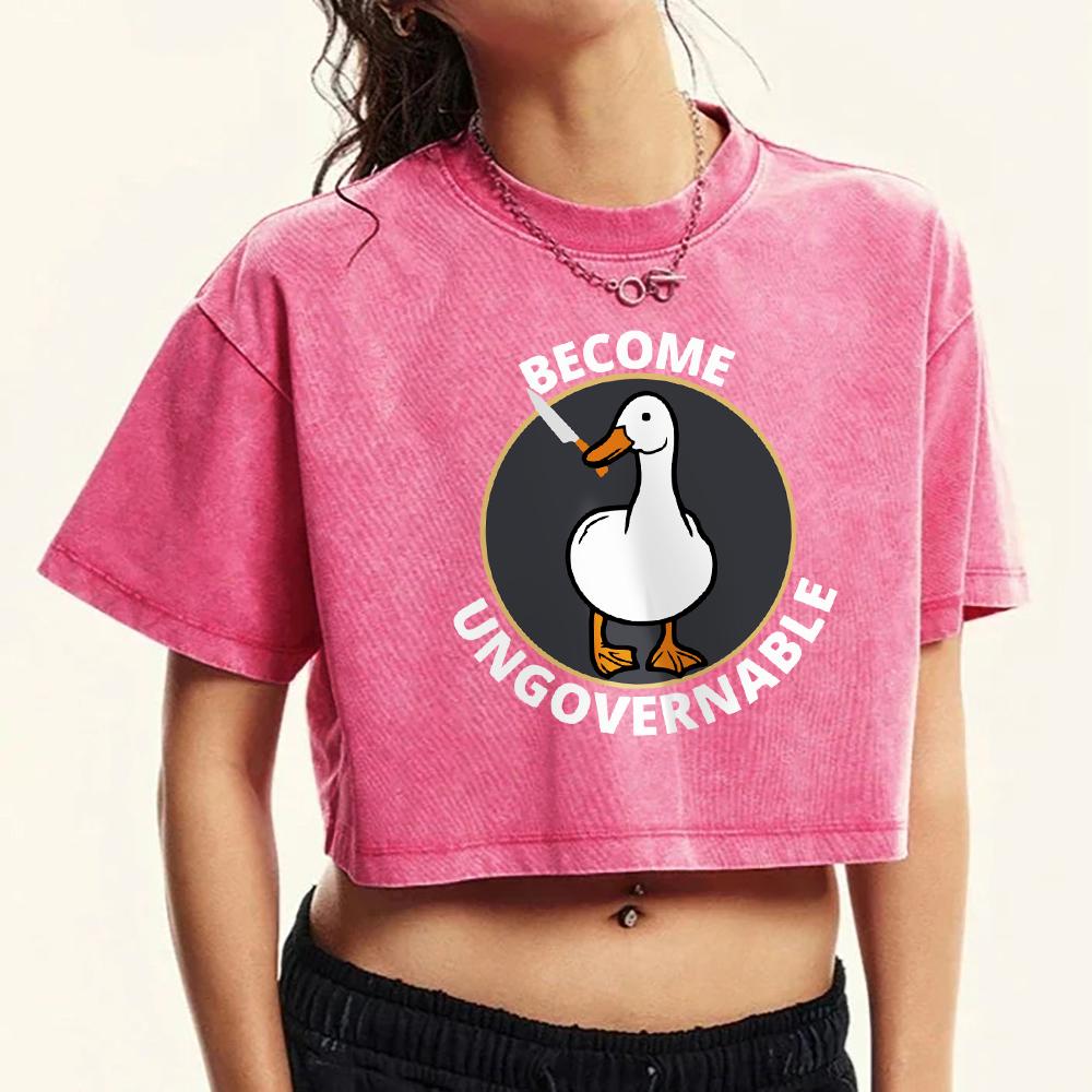 The Little Duck Holding A Knife Prints Women Washed T Shirt Fitness Y2K Clothes Street Casual Tees Cotton T-Shirt M
The Little Duck Holding A Knife Prints Women Washed T Shirt Fitness Y2K Clothes Street Casual Tees Cotton T-Shirt M