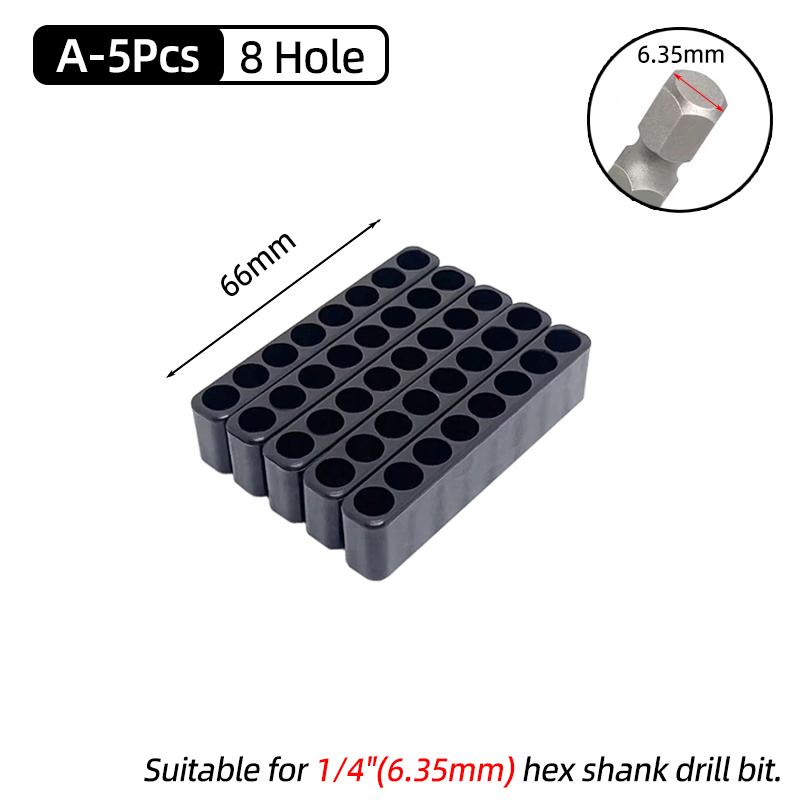5 шт./10 шт. Набір 6/10/8/12/15 отворів Викрутка з шестигранним хвостовиком Тримач насадок Пластикова головка викрутки Зберігання свердла Підставка для аксесуарів для живлення
5 шт./10 шт. Набір 6/10/8/12/15 отворів Викрутка з шестигранним хвостовиком Тримач насадок Пластикова головка викрутки Зберігання свердла Підставка для аксесуарів для живлення