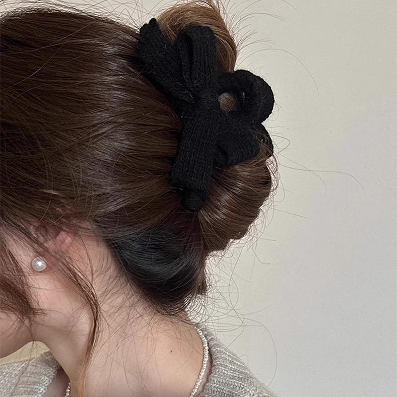 1 простой осенне-зимний плюшевый вязаный бант заколка-акула для волос на затылок, заколка для волос превосходного стиля, заколка-фасинатор Size fits all
1 простой осенне-зимний плюшевый вязаный бант заколка-акула для волос на затылок, заколка для волос превосходного стиля, заколка-фасинатор Size fits all