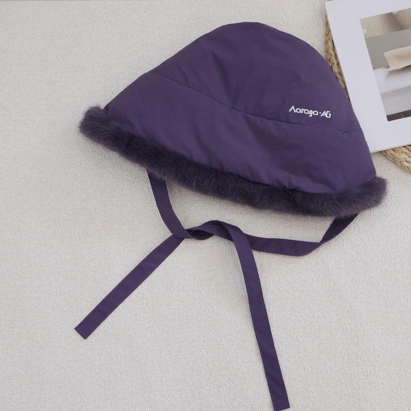 Зимняя теплая шапка-ушанка женская флисовая утолщенная ветрозащитная шляпа-ведро для улицы вязаная шапка-панама one size