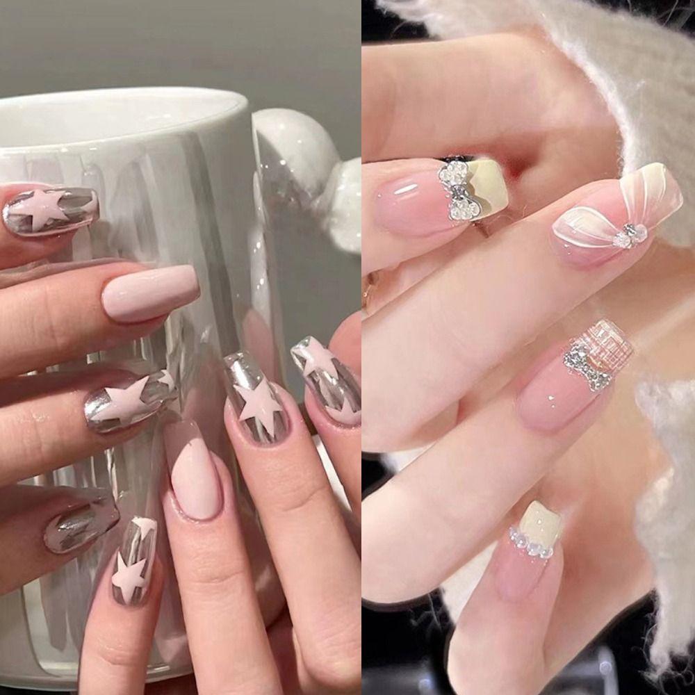 24 шт. Кончики для ногтей DIY Маникюр Розовая звезда Поддельные Ниалы Французские накладные ногти Белая бабочка LongBallerina
24 шт. Кончики для ногтей DIY Маникюр Розовая звезда Поддельные Ниалы Французские накладные ногти Белая бабочка LongBallerina