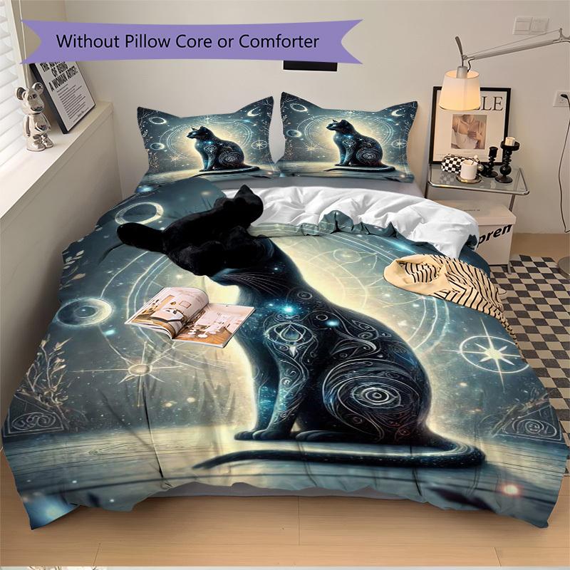 3pcs Anime Cat Bedding Set - Includes One Quilt Cover and Two Pillowcases (No Core) - Perfect for Bedroom and Guest Room Decoration, Festive 135x200cm
3pcs Anime Cat Bedding Set - Includes One Quilt Cover and Two Pillowcases (No Core) - Perfect for Bedroom and Guest Room Decoration, Festive 135x200cm